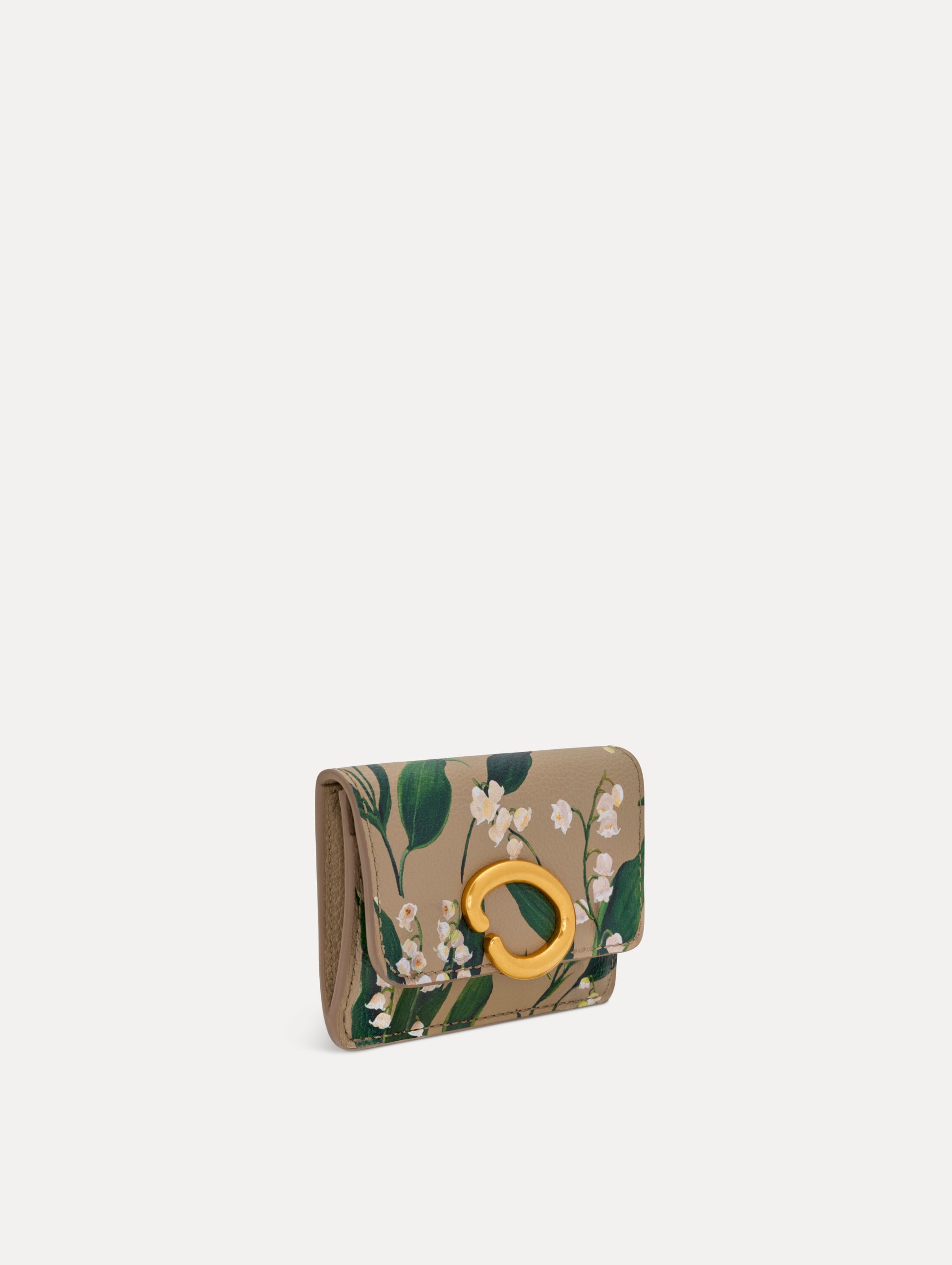 Oscar de la Renta Lily of the Valley–Printed Card Case