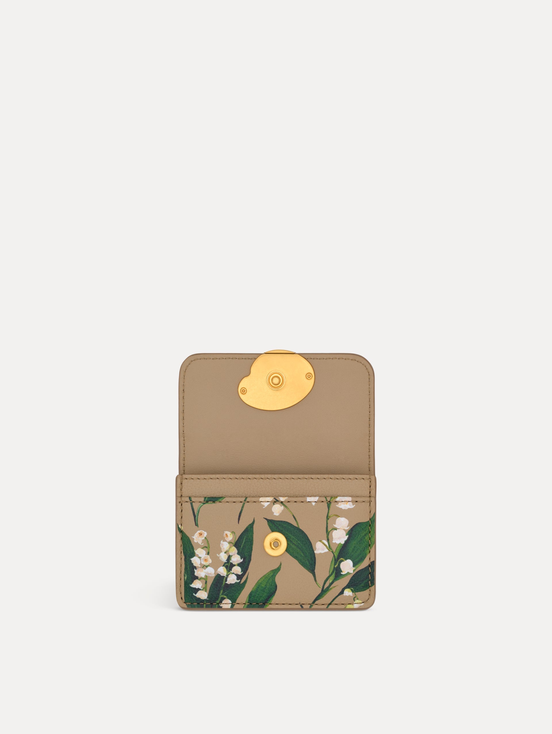 Oscar de la Renta Lily of the Valley–Printed Card Case