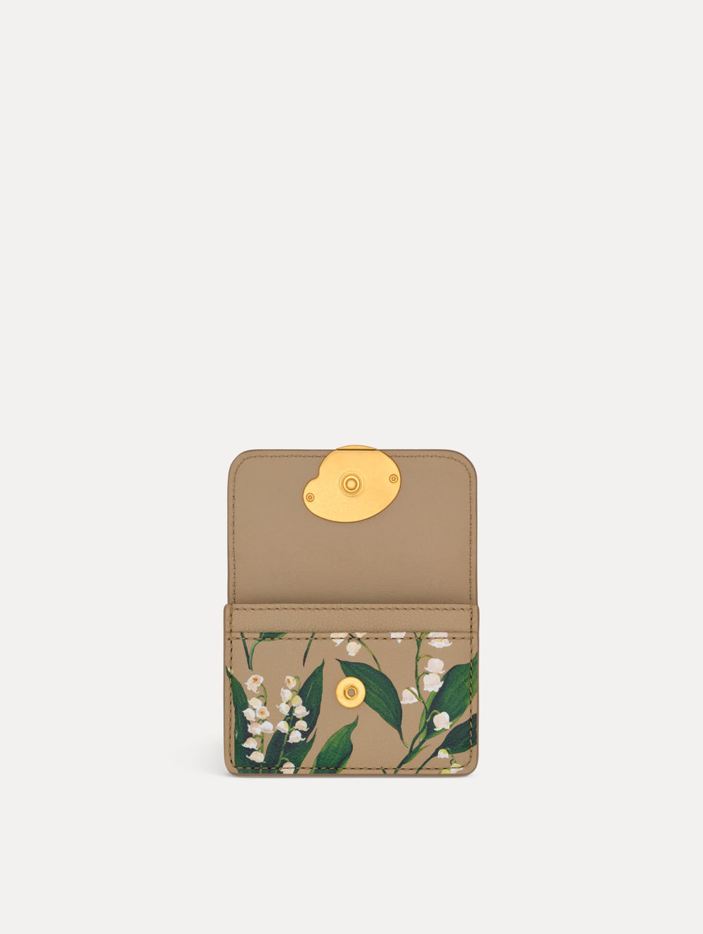 Oscar de la Renta Lily of the Valley–Printed Card Case