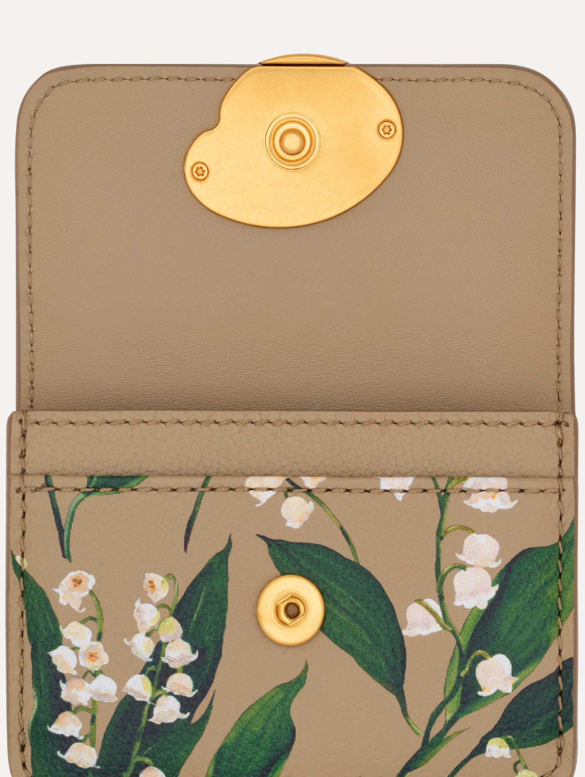 Oscar de la Renta Lily of the Valley–Printed Card Case