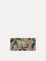 Oscar de la Renta Lily of the Valley-Printed Continental Wallet