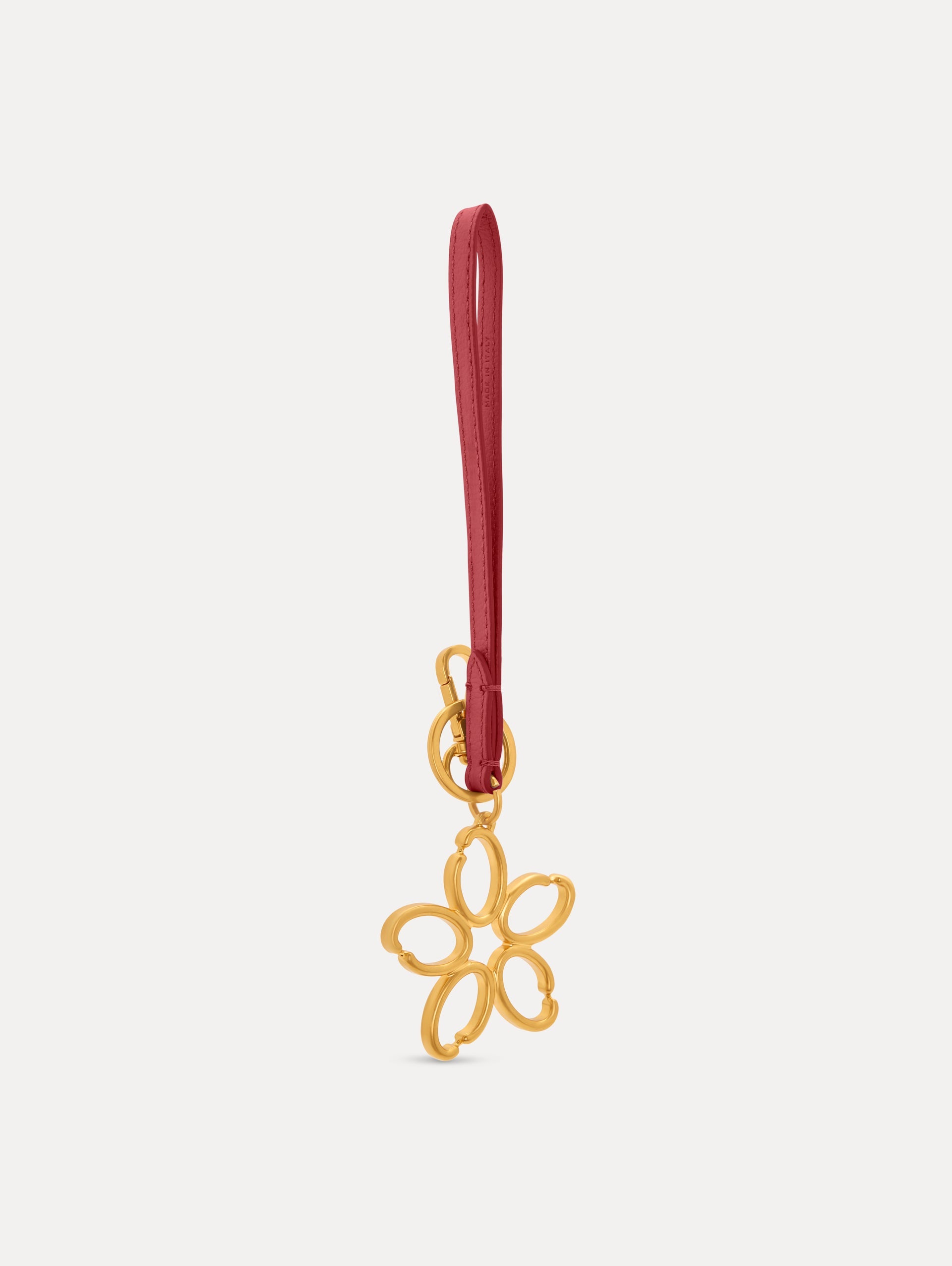 Oscar de la Renta O Flower Wristlet Key Chain
