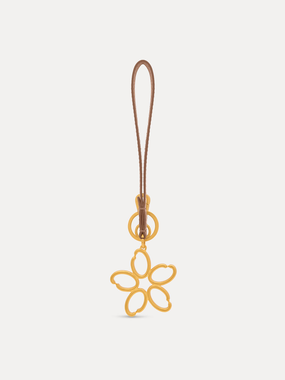 Oscar de la Renta O Flower Wristlet Key Chain