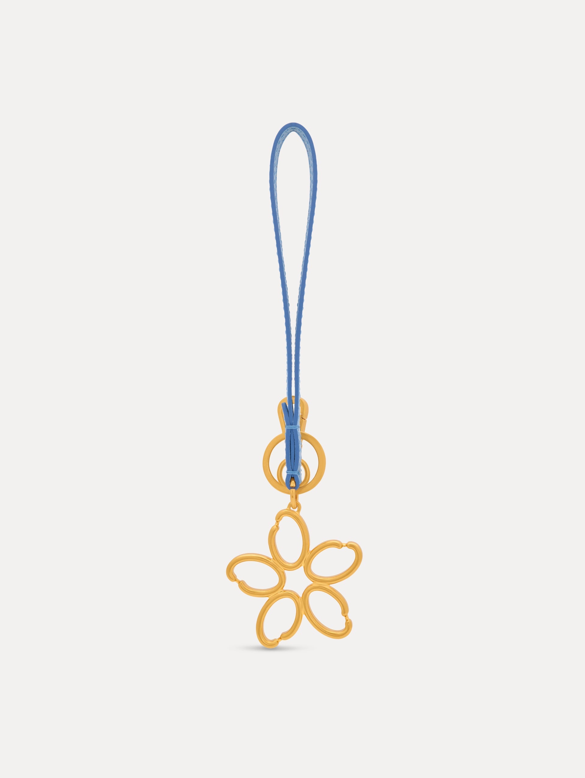 Oscar de la Renta O Flower Wristlet Key Chain