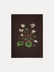 Oscar de la Renta Chiné Cyclamen Modal Cashmere Scarf