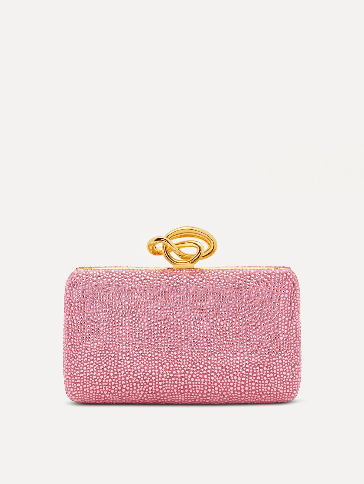 Oscar de la Renta Crystal Pavé Knot Minaudière