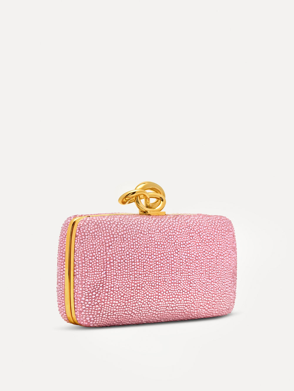 Oscar de la Renta Crystal Pavé Knot Minaudière