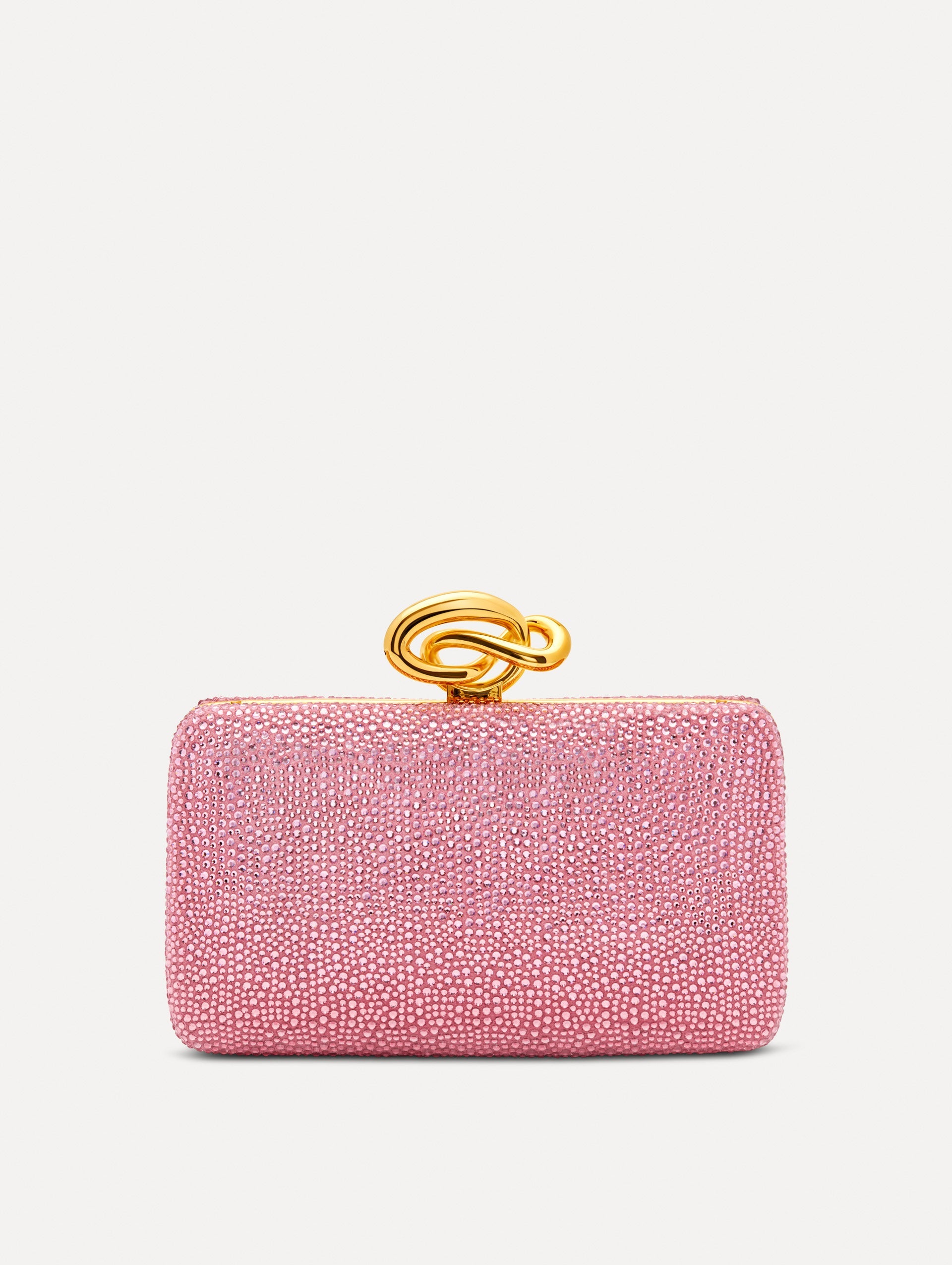 Oscar de la Renta Crystal Pavé Knot Minaudière