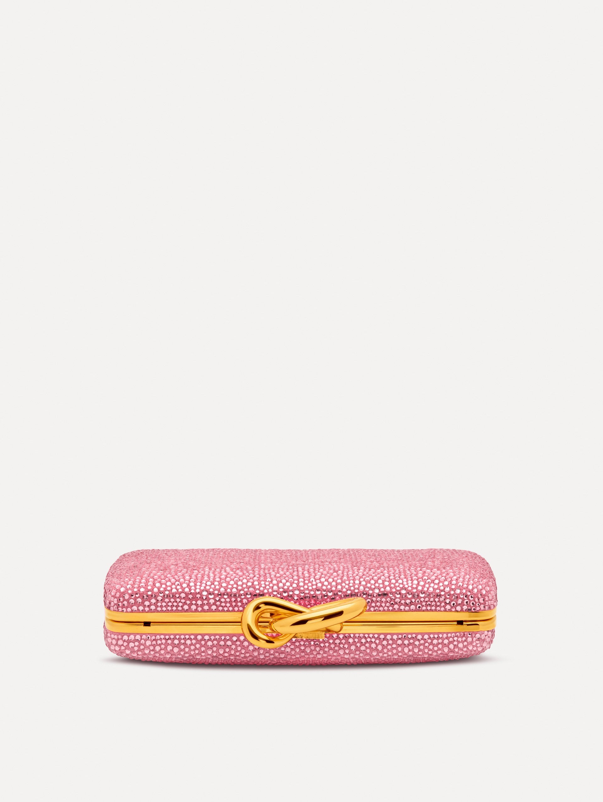 Oscar de la Renta Crystal Pavé Knot Minaudière