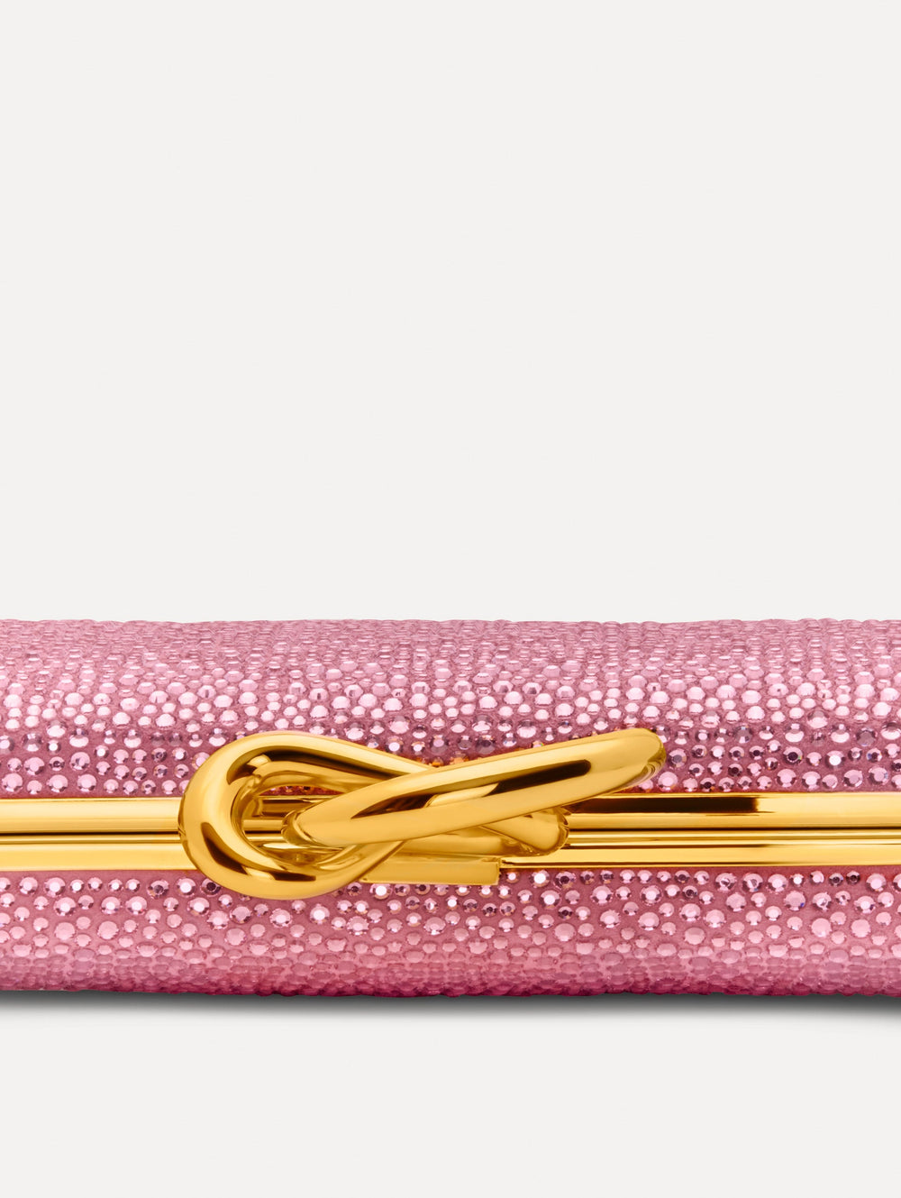 Oscar de la Renta Crystal Pavé Knot Minaudière