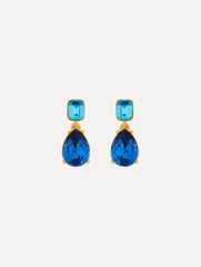 Oscar de la Renta Crystal Drop Earrings