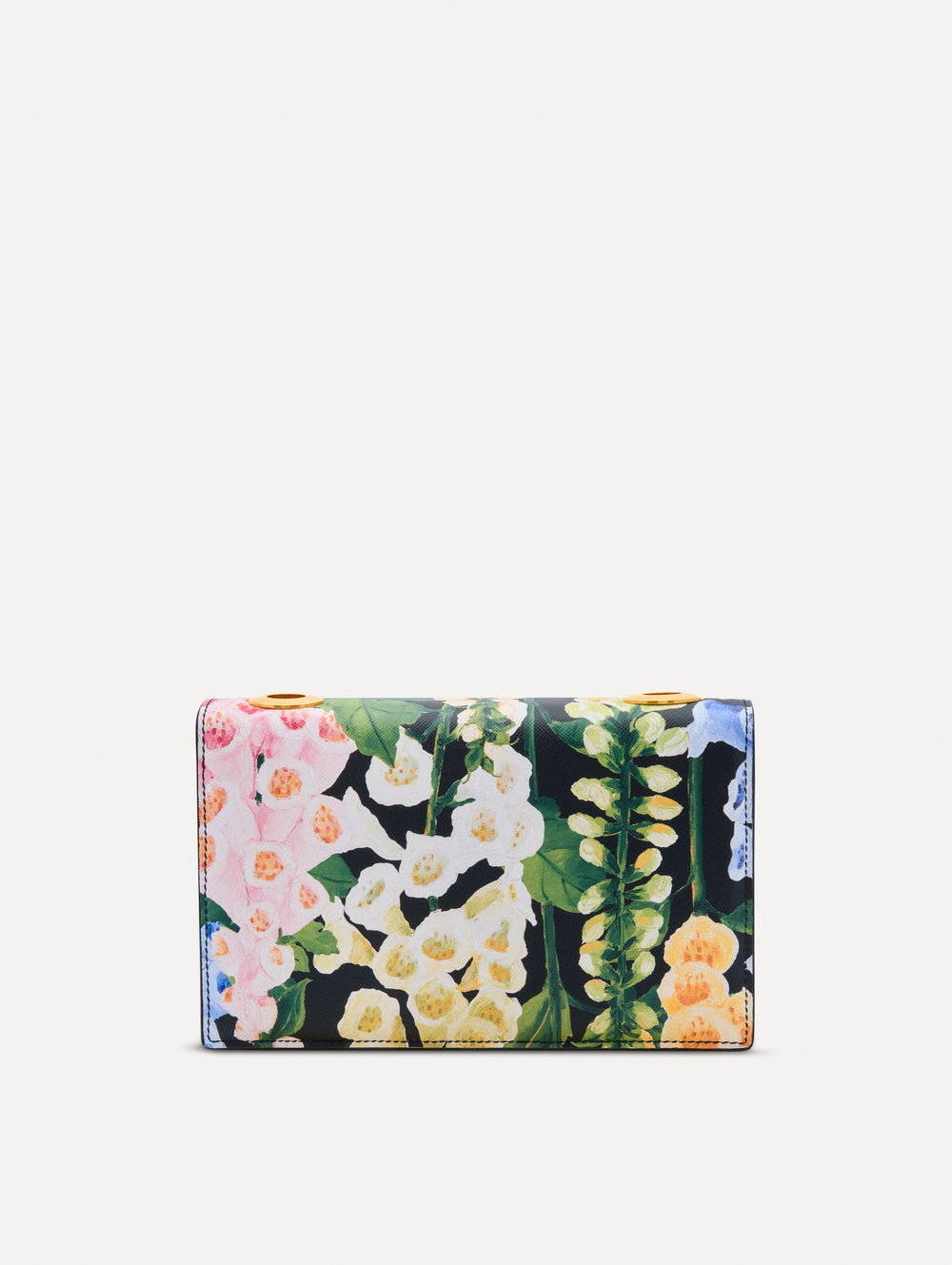 Oscar de la Renta Foxglove Printed TRO Bag