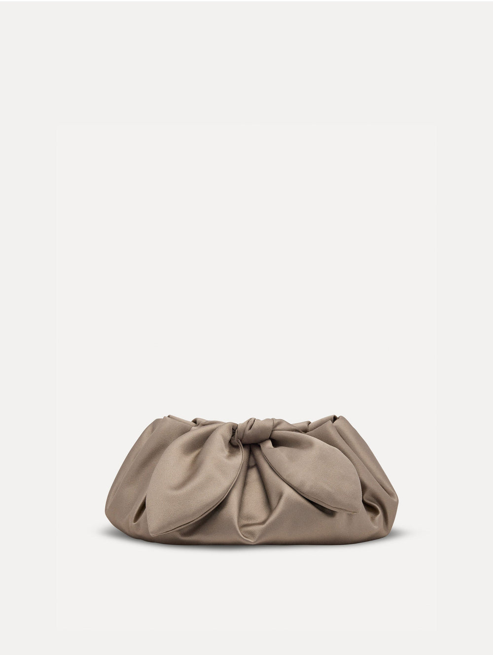 Oscar de la Renta Mini Satin Bow Clutch