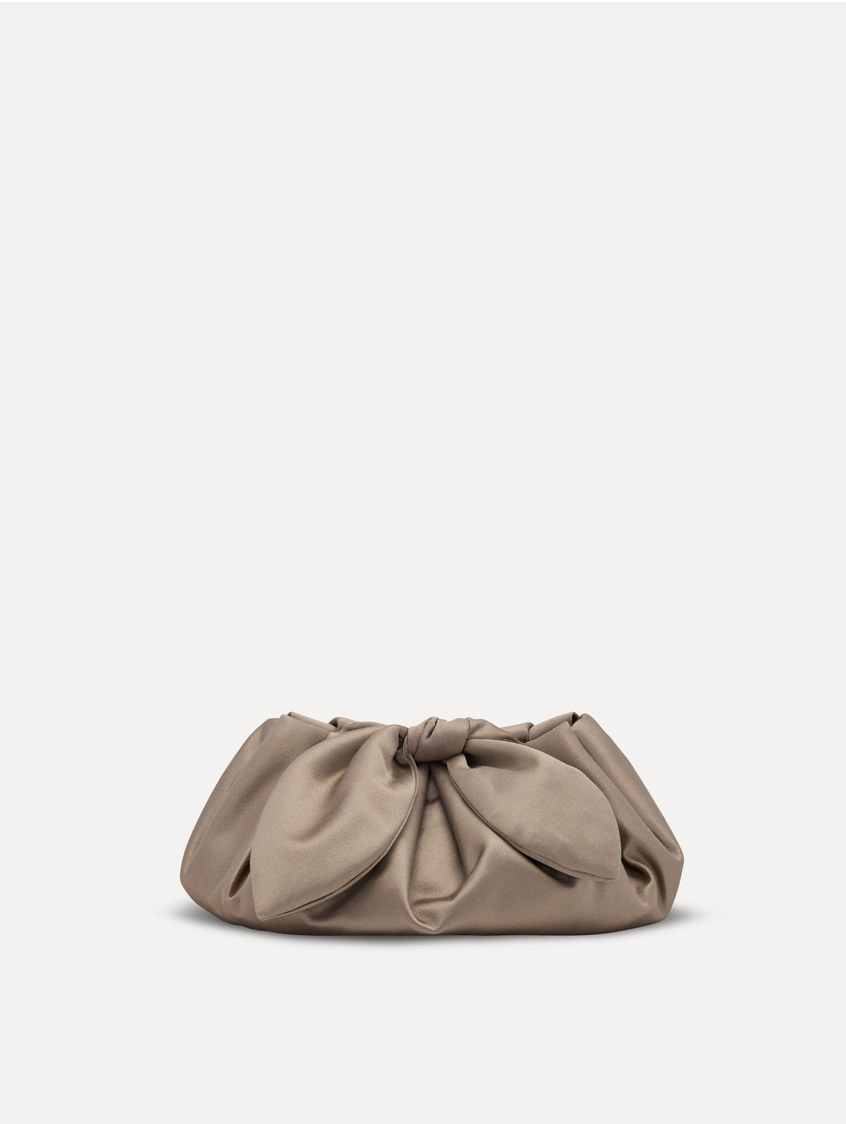 Oscar de la Renta Mini Satin Bow Clutch