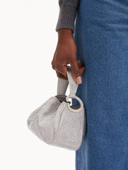 Oscar de la Renta Nano Crystal Pavé O Handle Bag