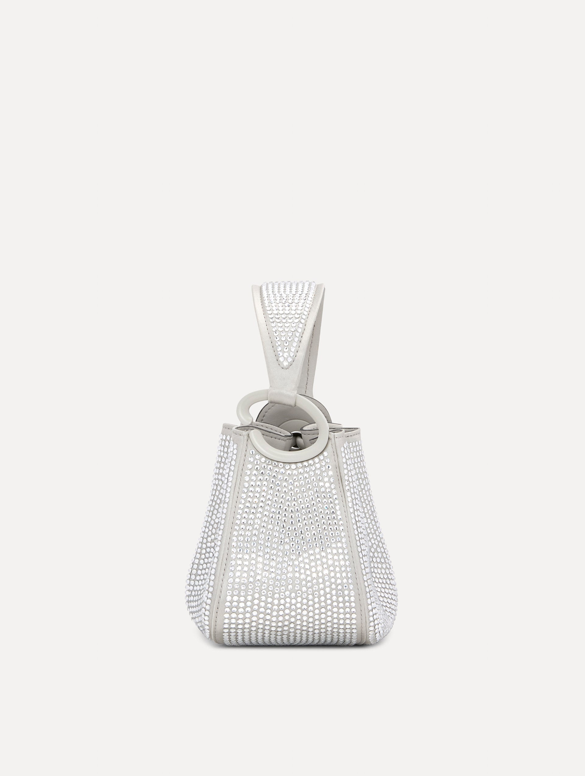Oscar de la Renta Nano Crystal Pavé O Handle Bag