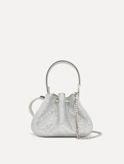 Oscar de la Renta Nano Crystal Pavé O Handle Bag