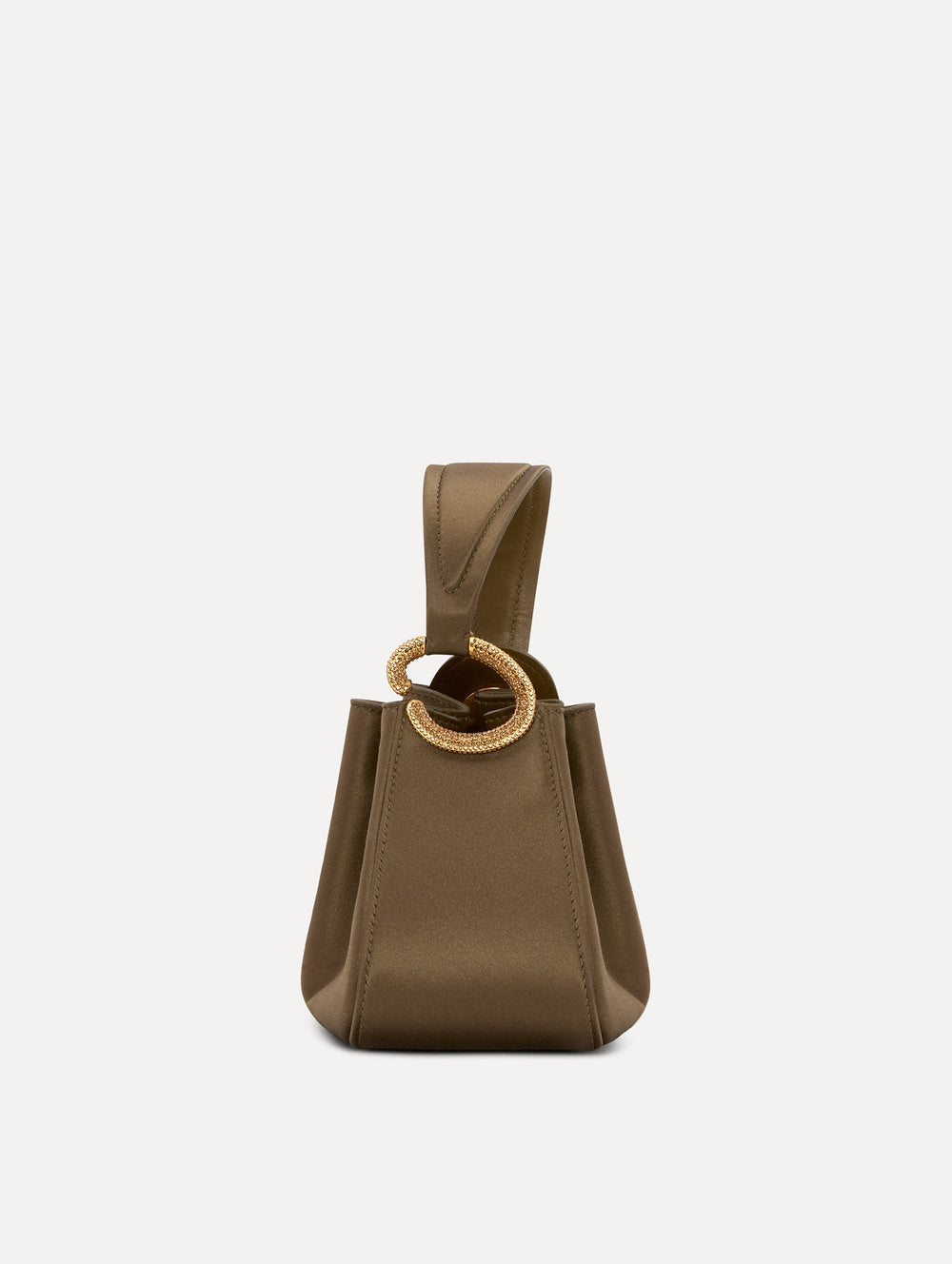 Oscar de la Renta Crystal Pavé Nano O Handle Bag