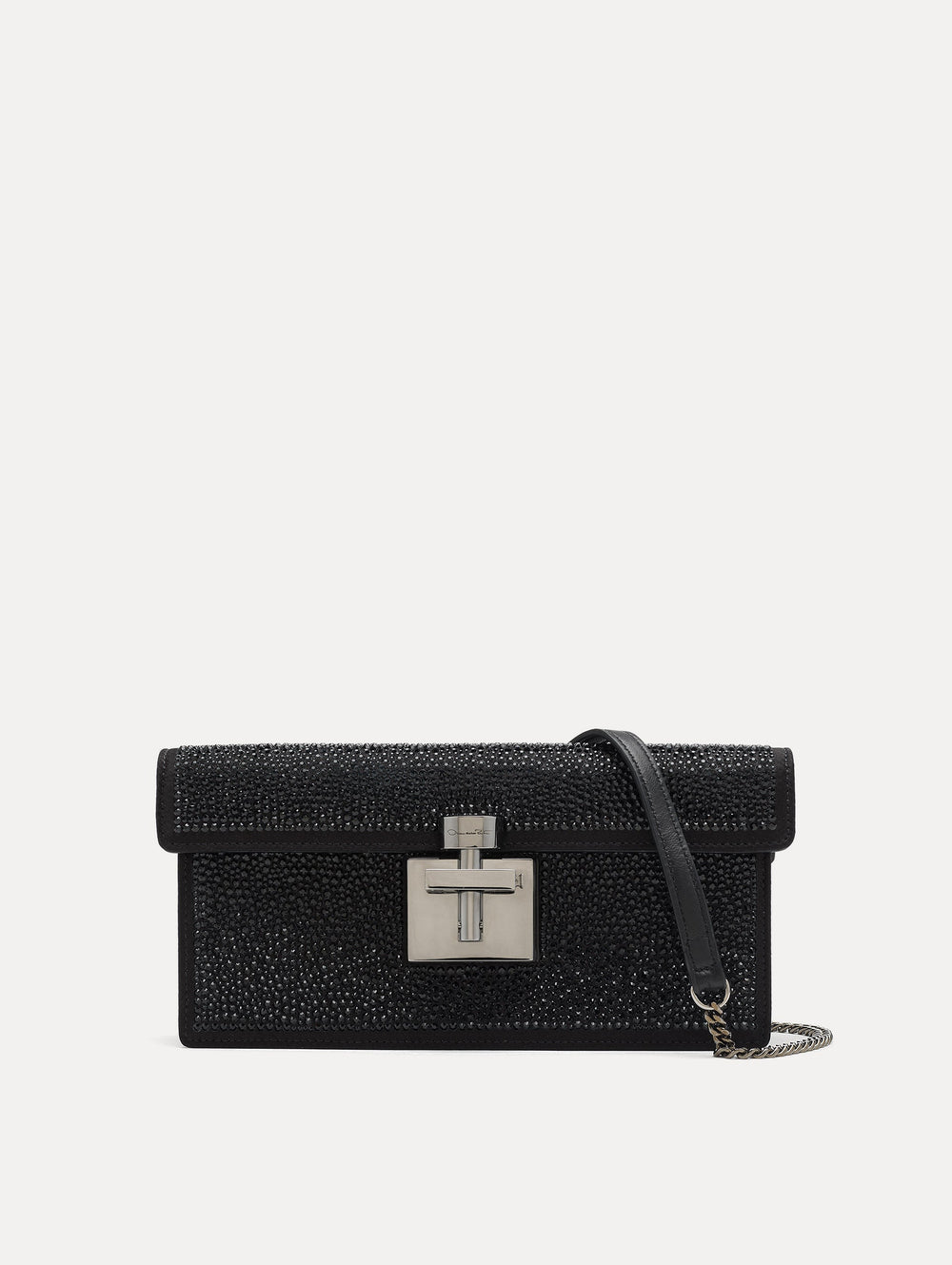 Oscar de la Renta Crystal Pavé Alibi Clutch