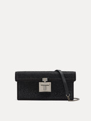 Oscar de la Renta Crystal Pavé Alibi Clutch