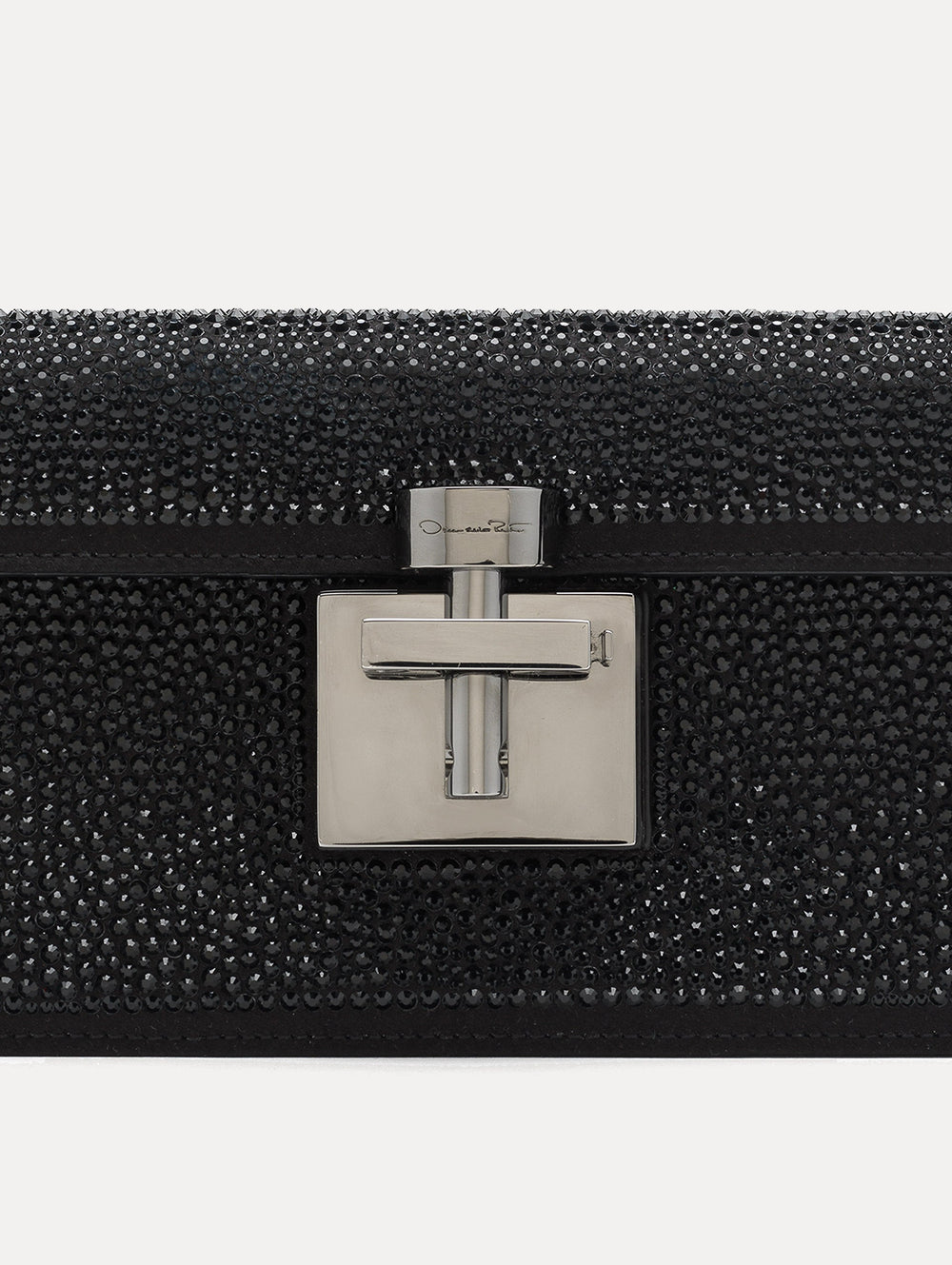 Oscar de la Renta Crystal Pavé Alibi Clutch
