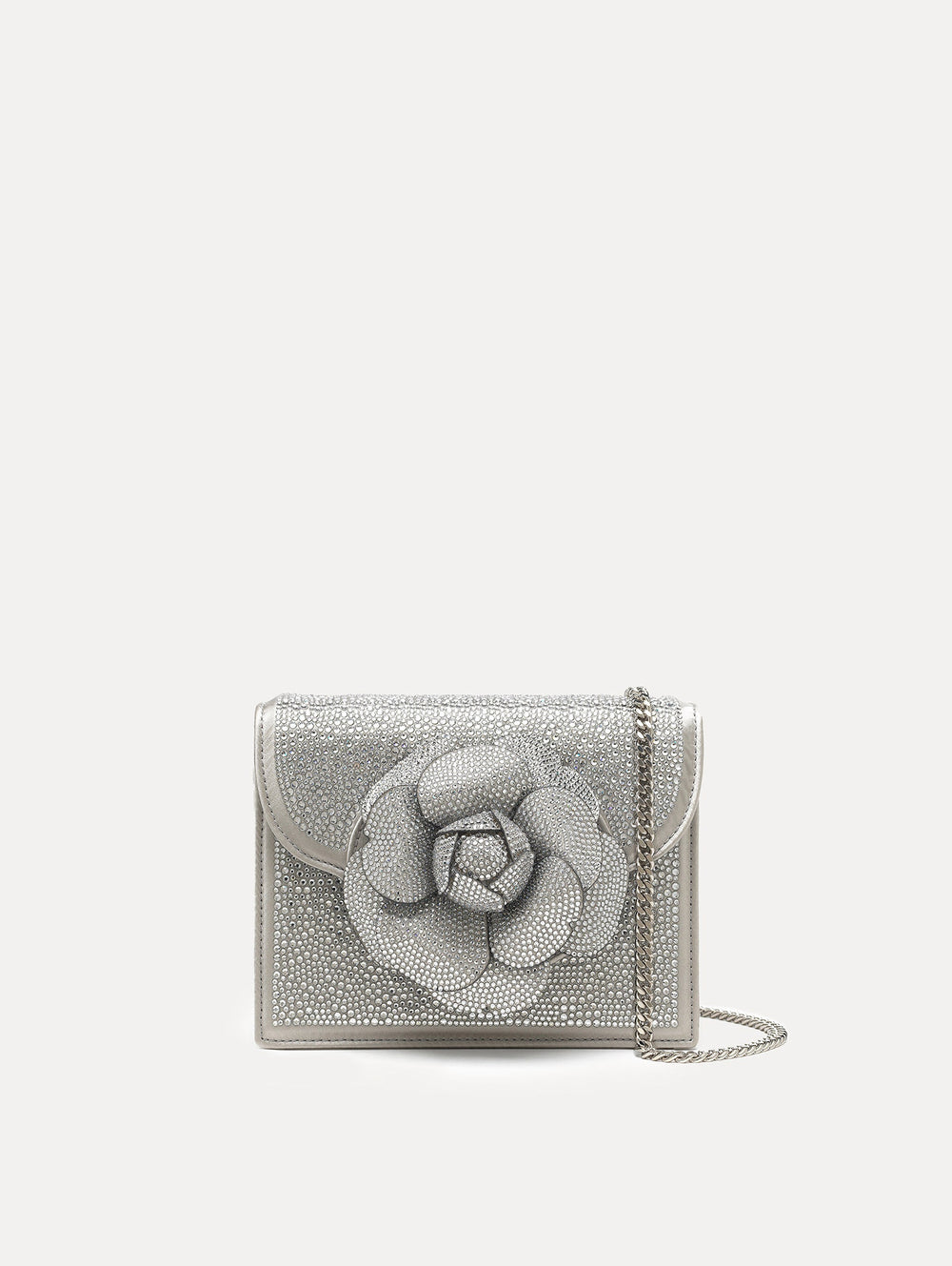 Oscar de la Renta Crystal Pavé Mini TRO Bag