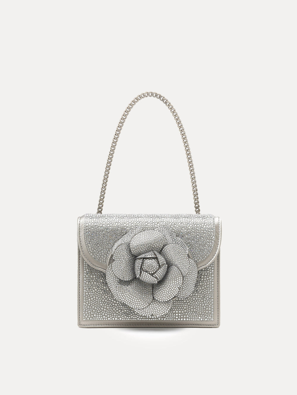 Oscar de la Renta Crystal Pavé Mini TRO Bag