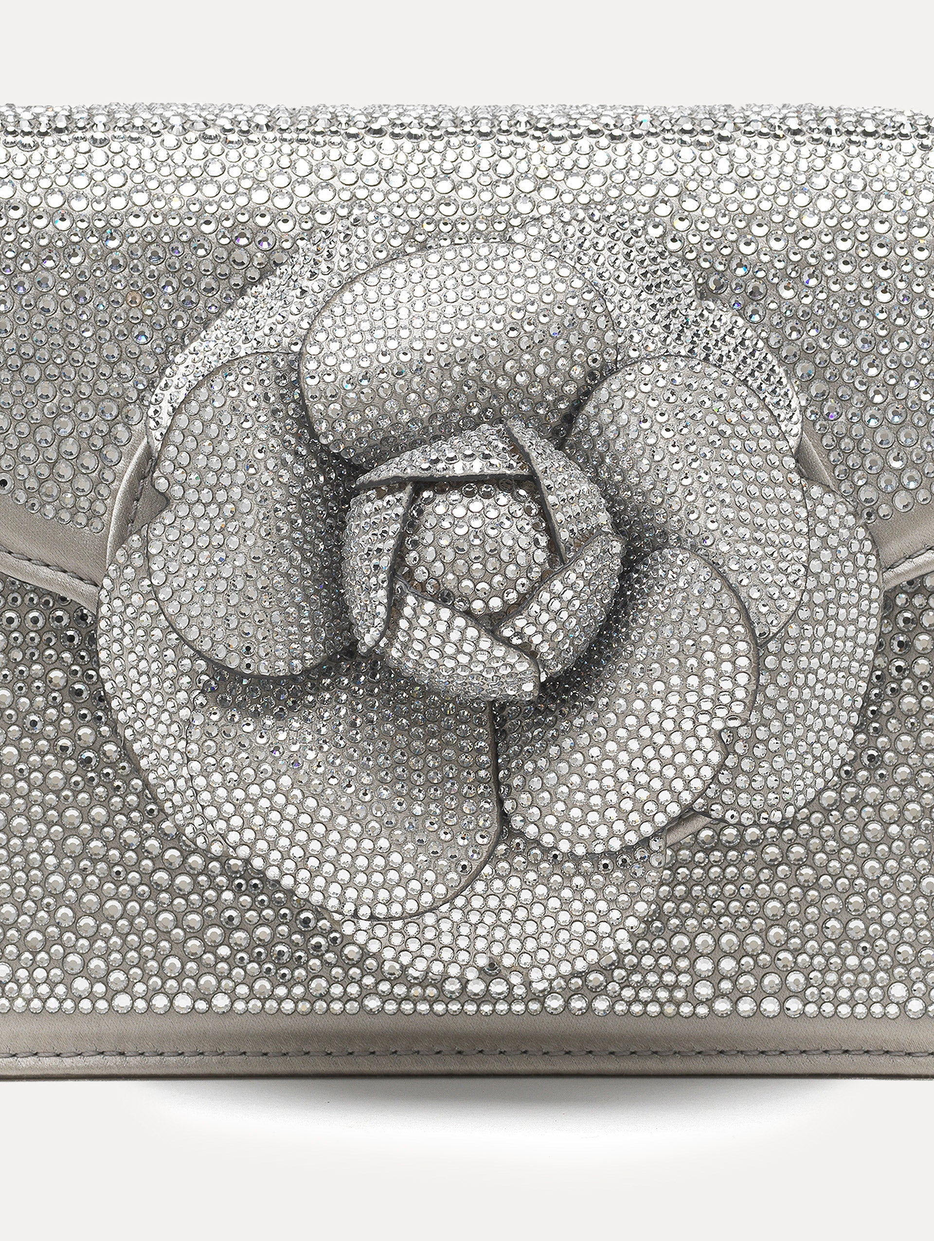 Oscar de la Renta Crystal Pavé Mini TRO Bag