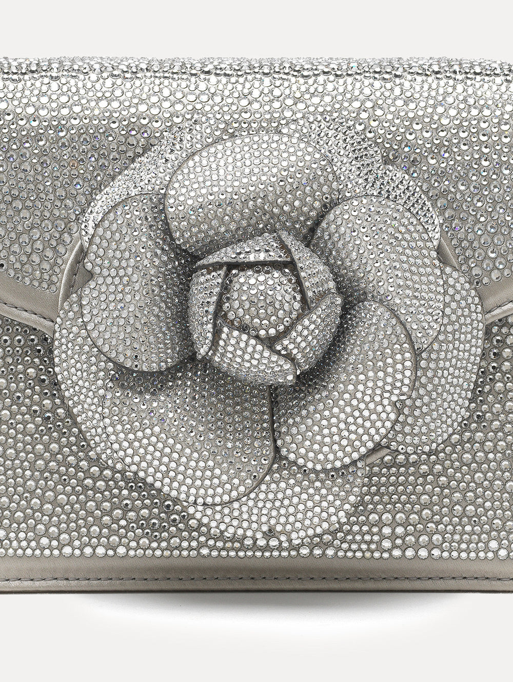 Oscar de la Renta Crystal Pavé Mini TRO Bag