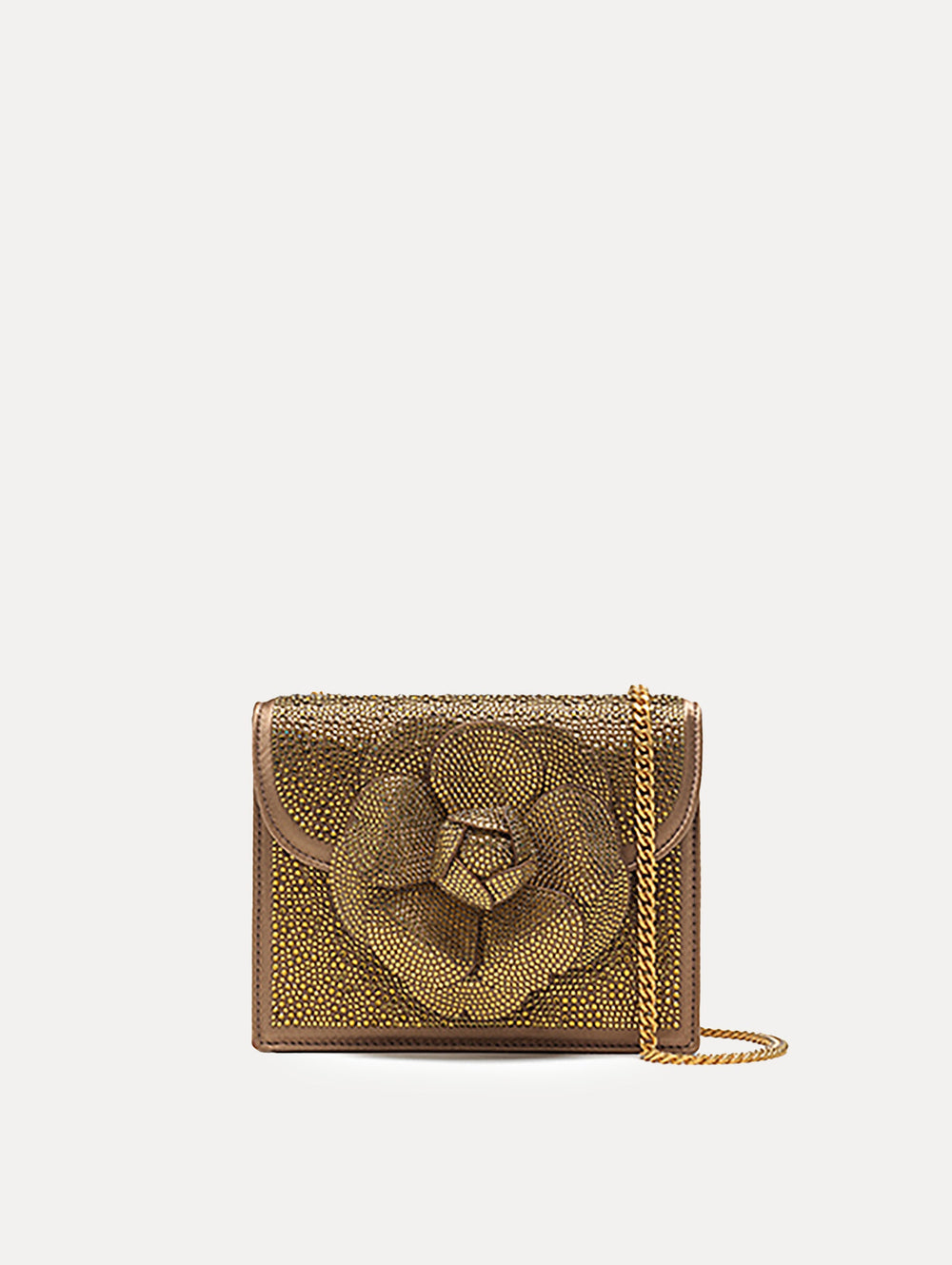 Oscar de la Renta Crystal Pavé Mini TRO Bag