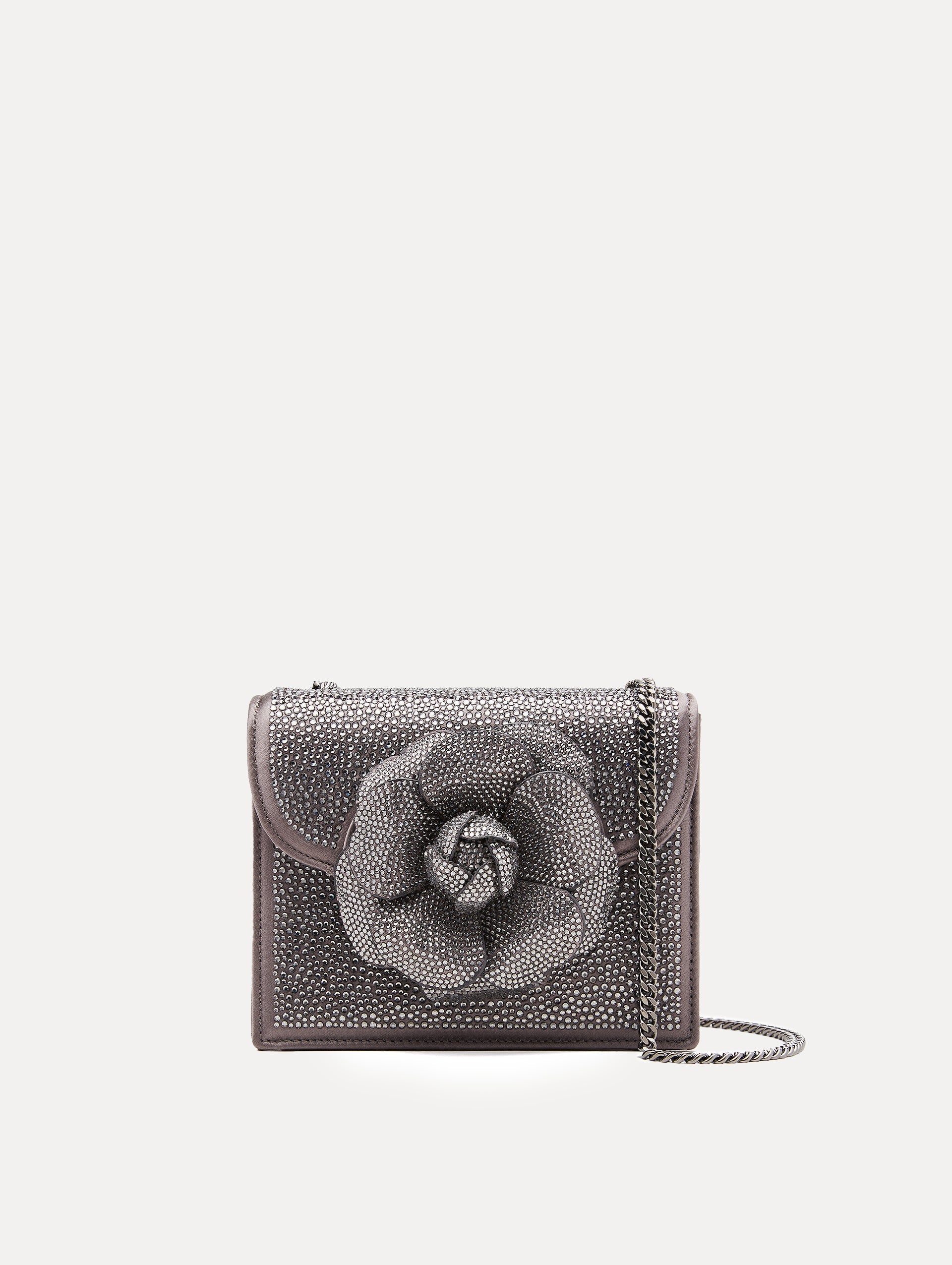 Oscar de la Renta Crystal Pavé Mini TRO Bag