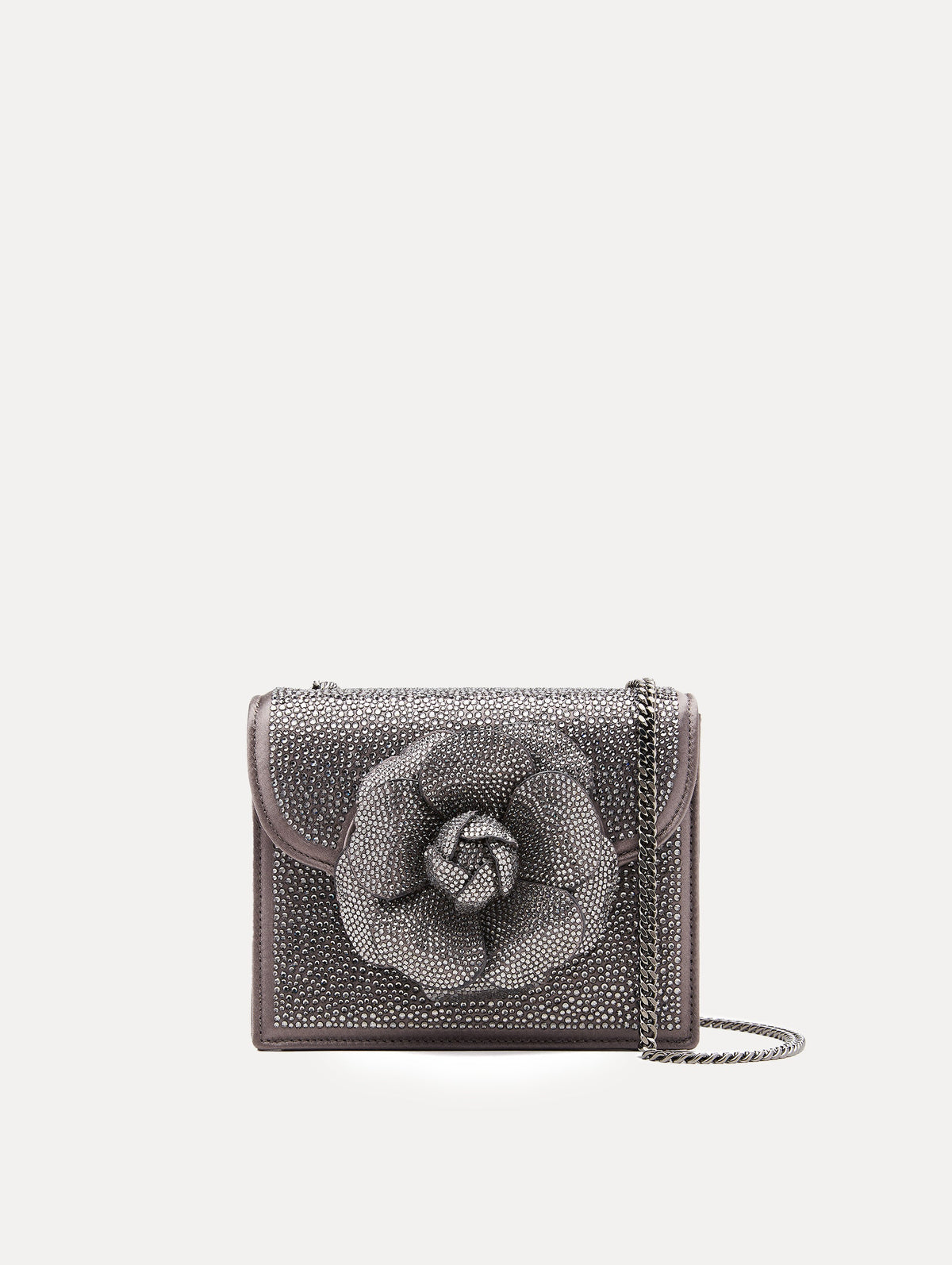 Oscar de la Renta Crystal Pavé Mini TRO Bag