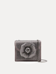 Oscar de la Renta Crystal Pavé Mini TRO Bag