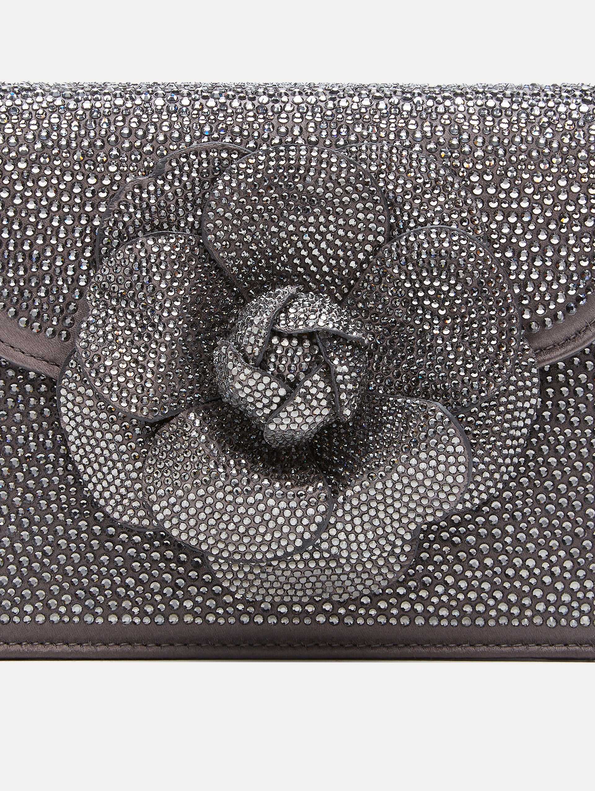 Oscar de la Renta Crystal Pavé Mini TRO Bag