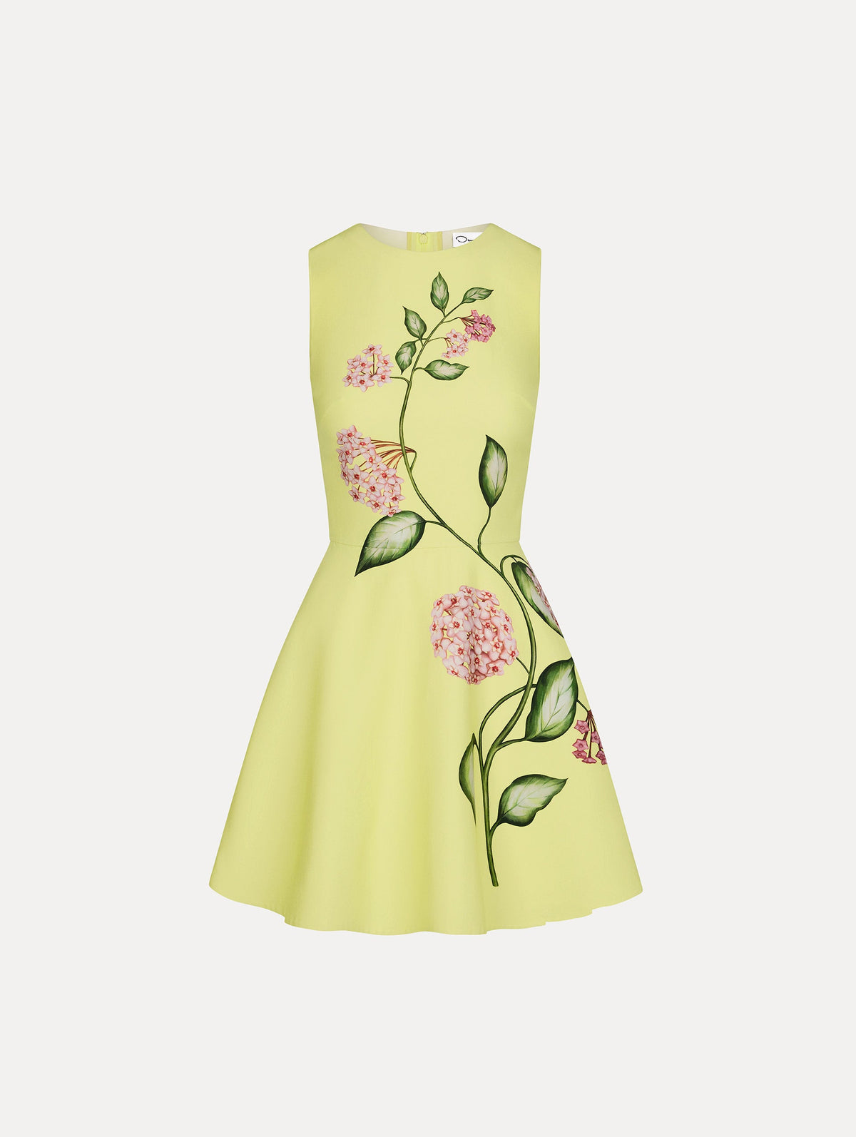 Oscar de la Renta Porcelain Flower Mini Dress
