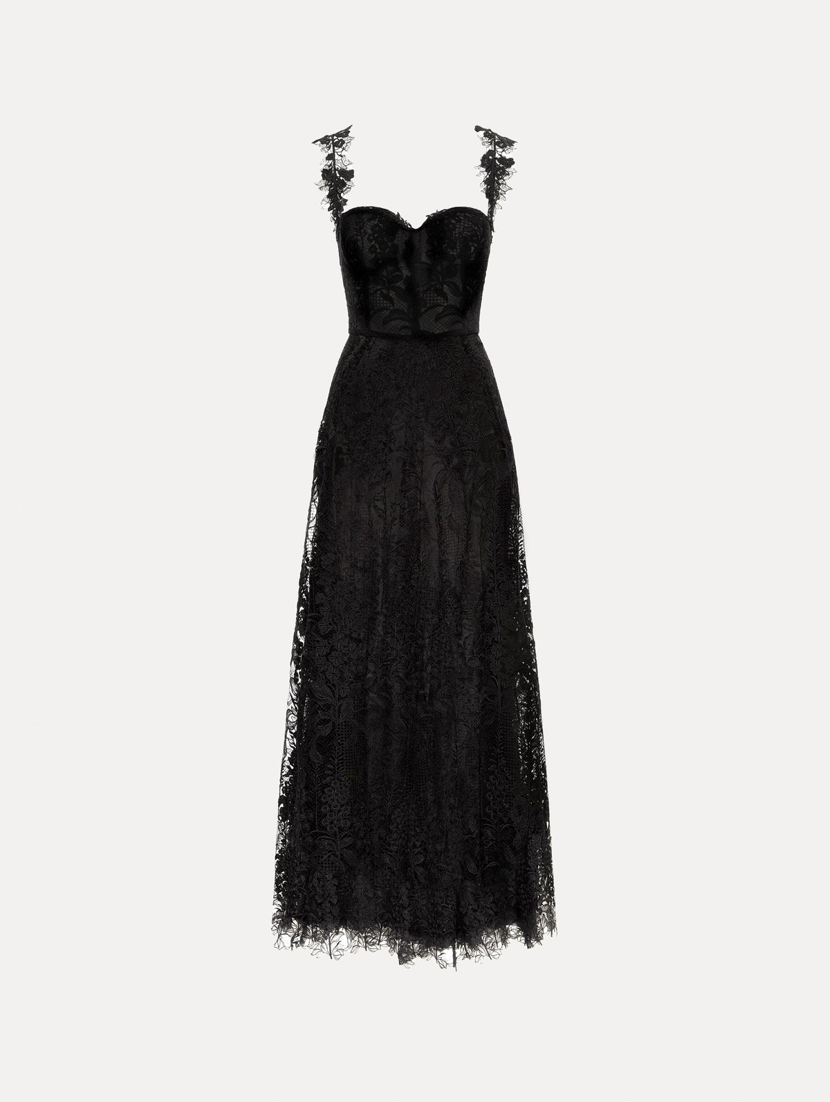 Oscar de la Renta Foxglove Guipure Cocktail Dress