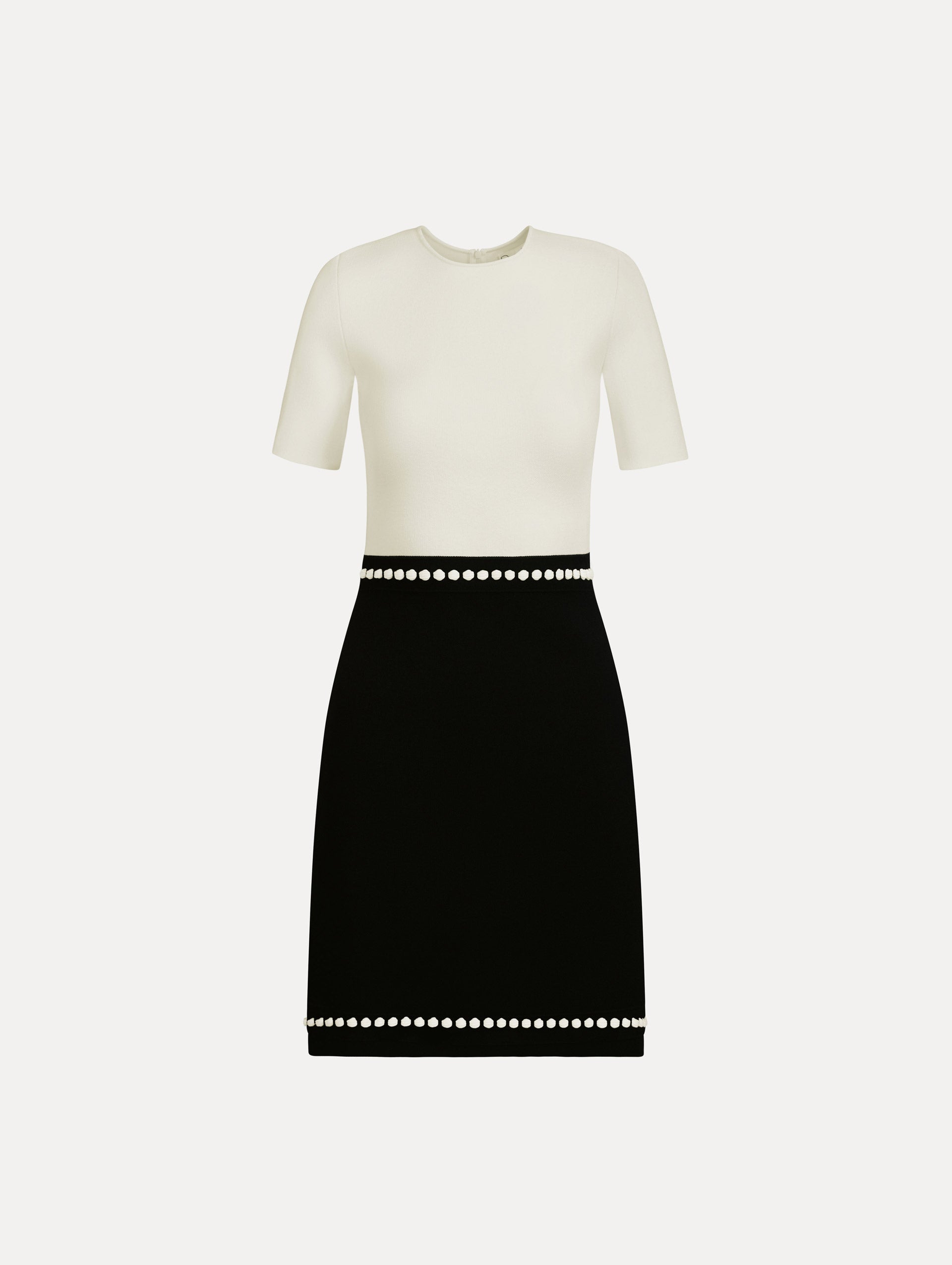 Oscar de la Renta Bubble Trim Dress