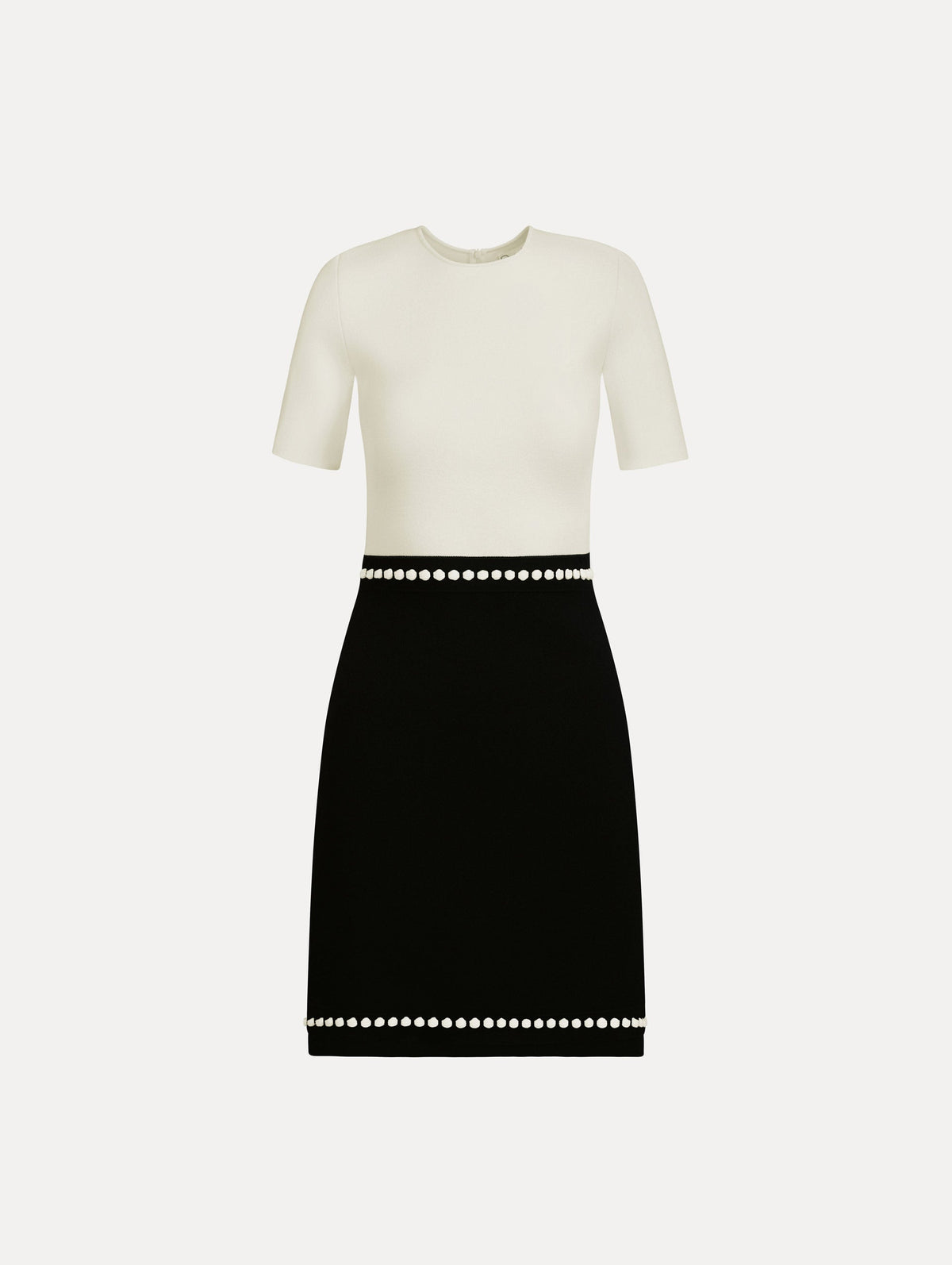Oscar de la Renta Bubble Trim Dress