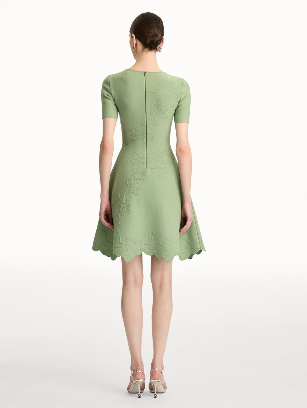 Oscar de la Renta Ivy Cutout Knit Dress
