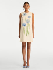 Oscar de la Renta Allium Wool Shift Dress