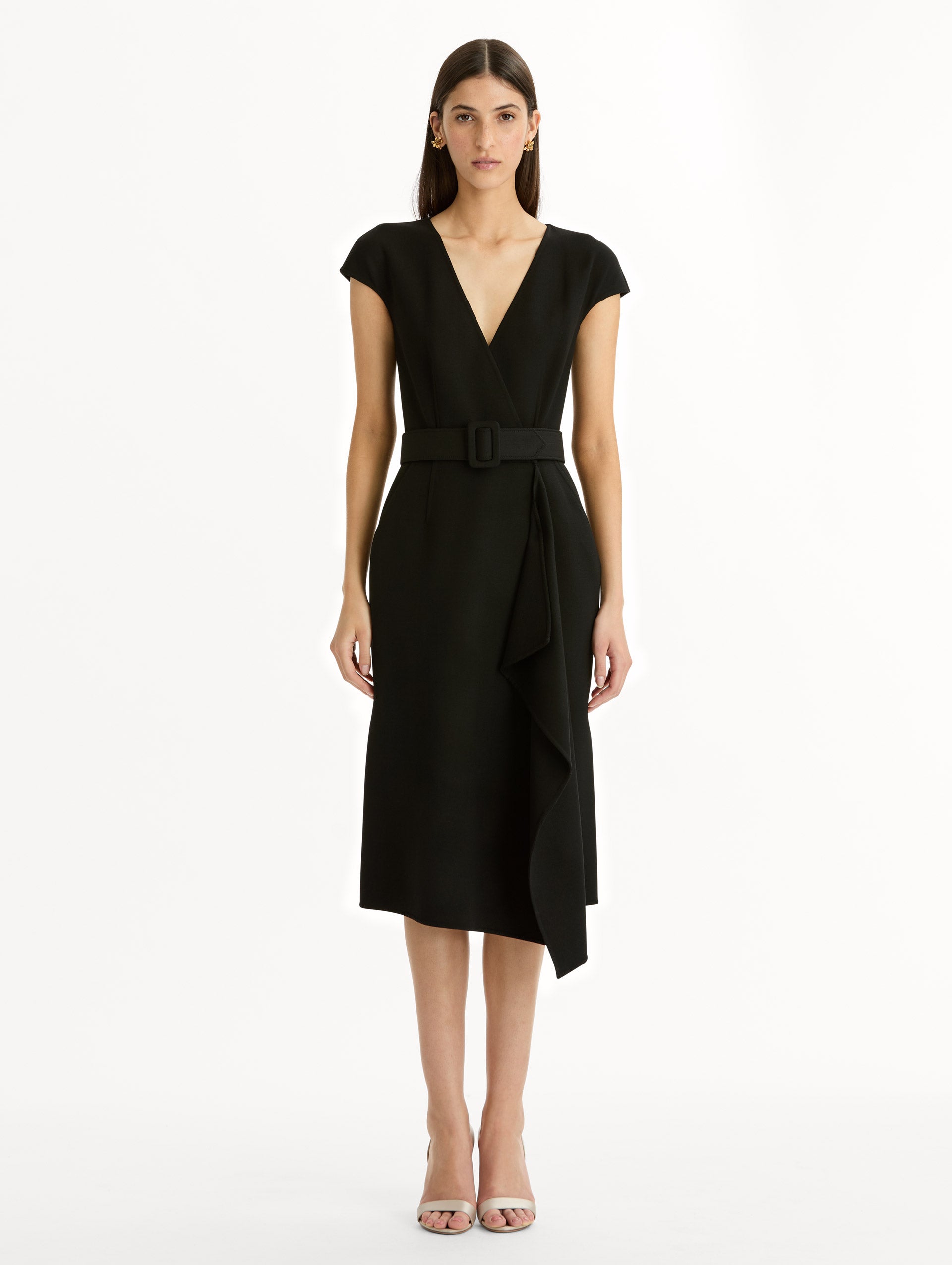 Oscar de la Renta Wool-Blend Pencil Dress