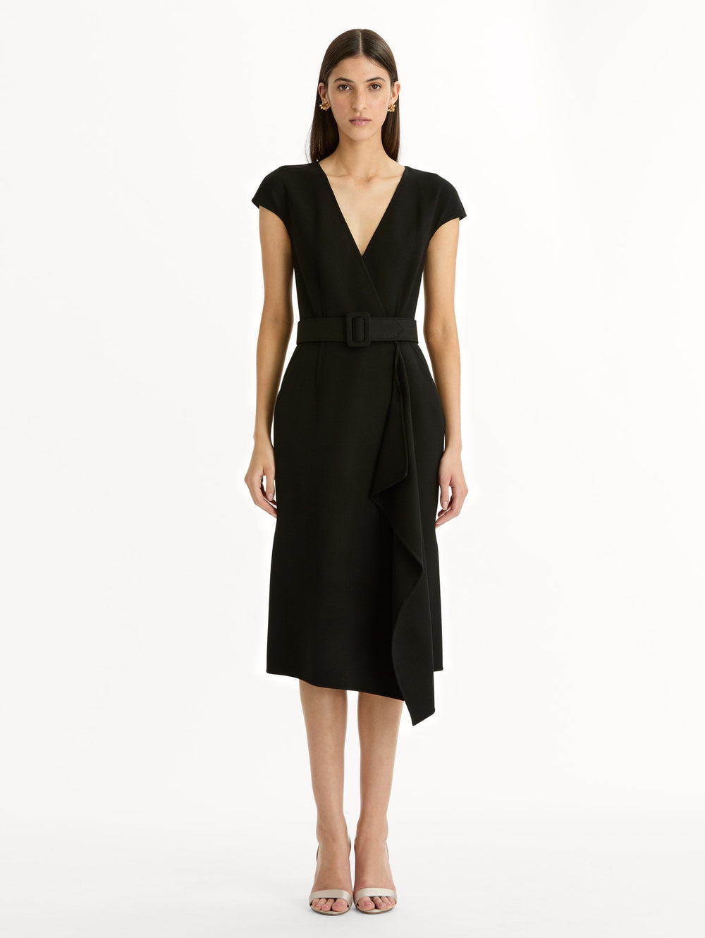 Oscar de la Renta Wool-Blend Pencil Dress