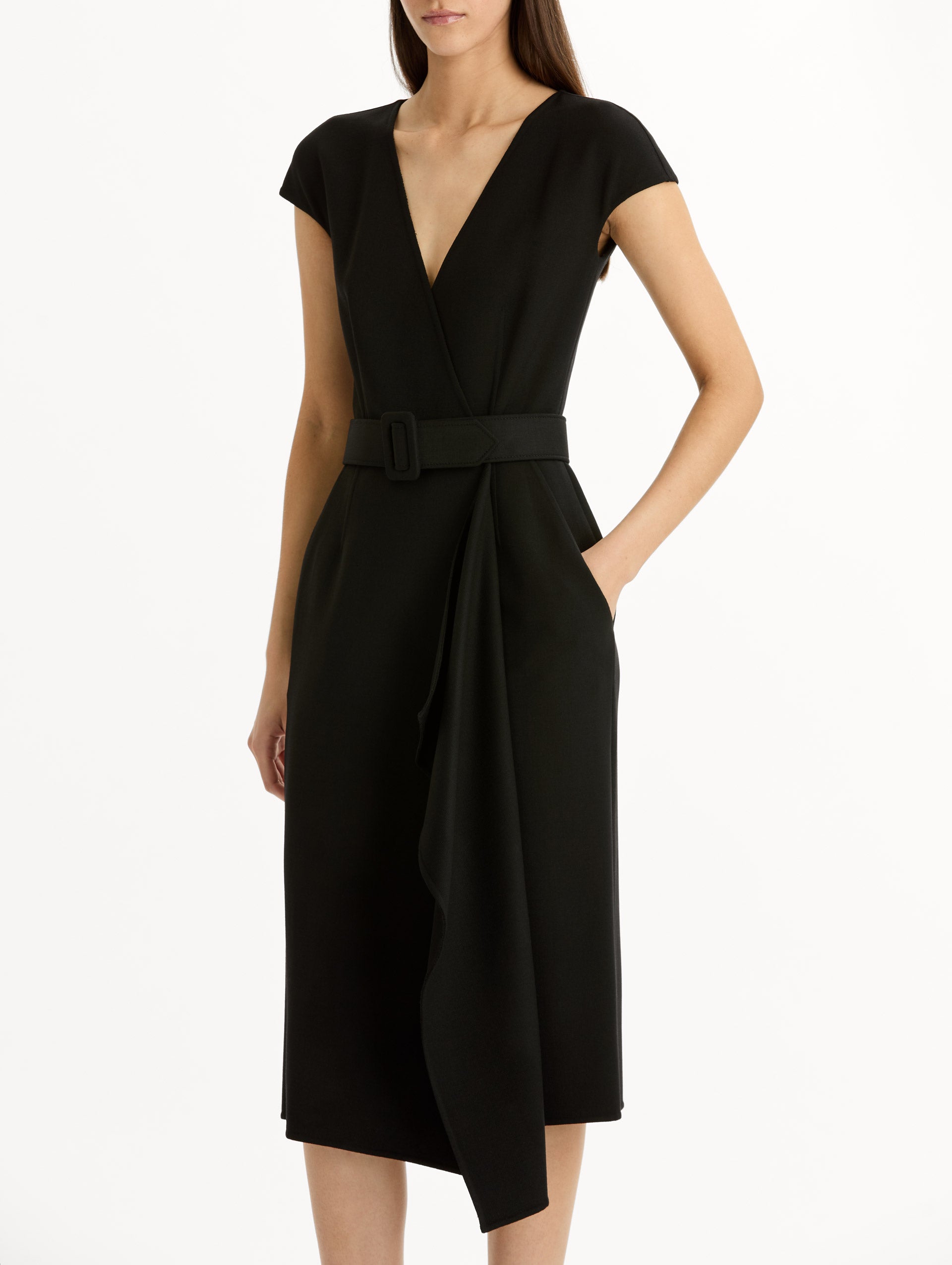 Oscar de la Renta Wool-Blend Pencil Dress