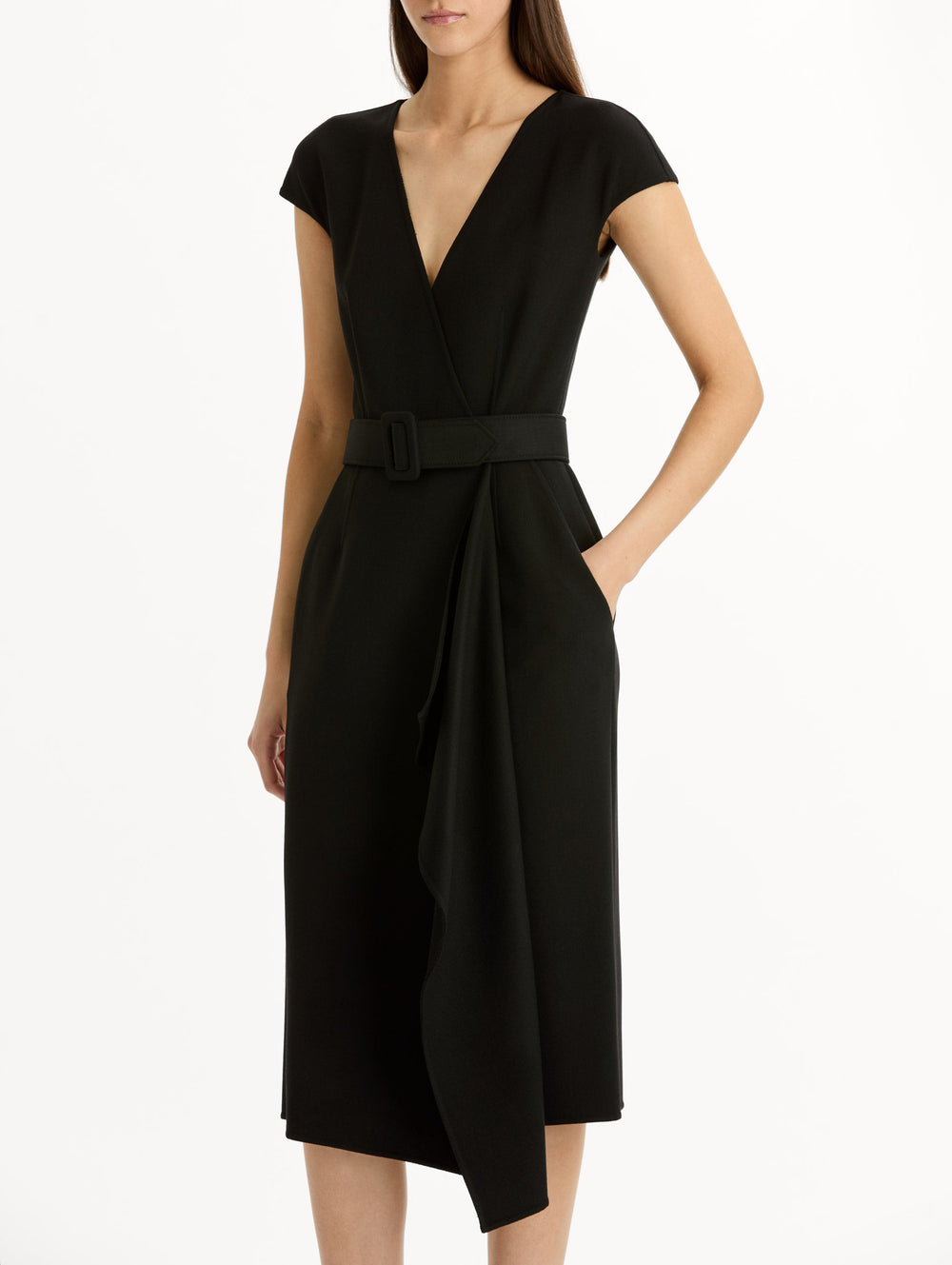 Oscar de la Renta Wool-Blend Pencil Dress