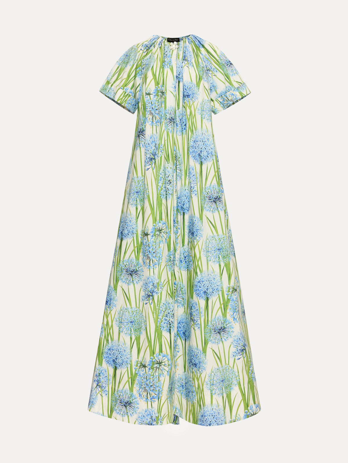 Oscar de la Renta Allium Cotton Poplin Caftan