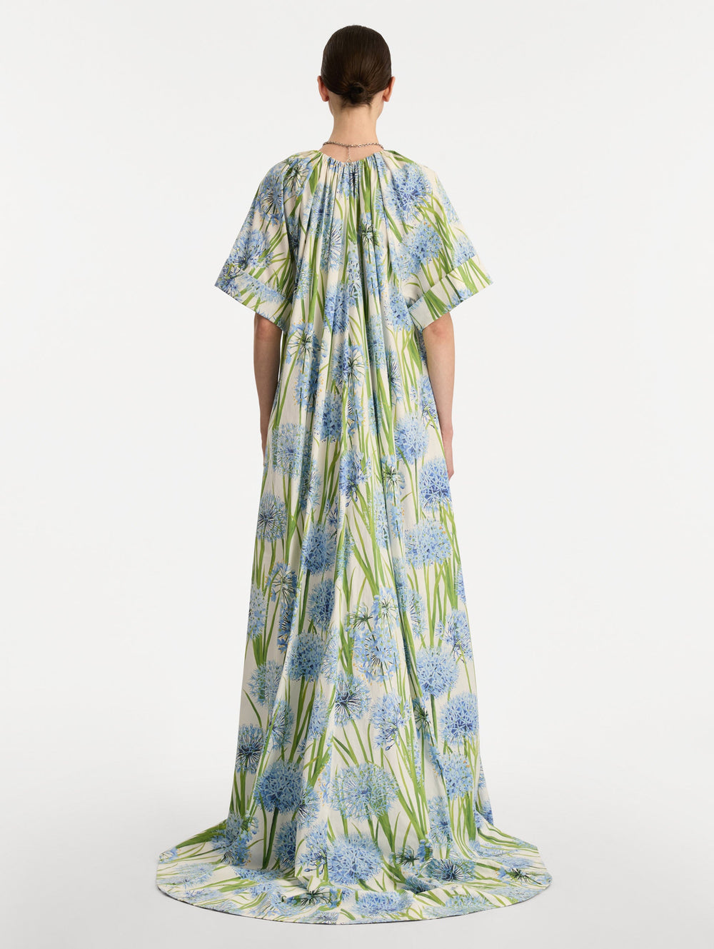 Oscar de la Renta Allium Cotton Poplin Caftan