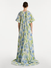 Oscar de la Renta Allium Cotton Poplin Caftan