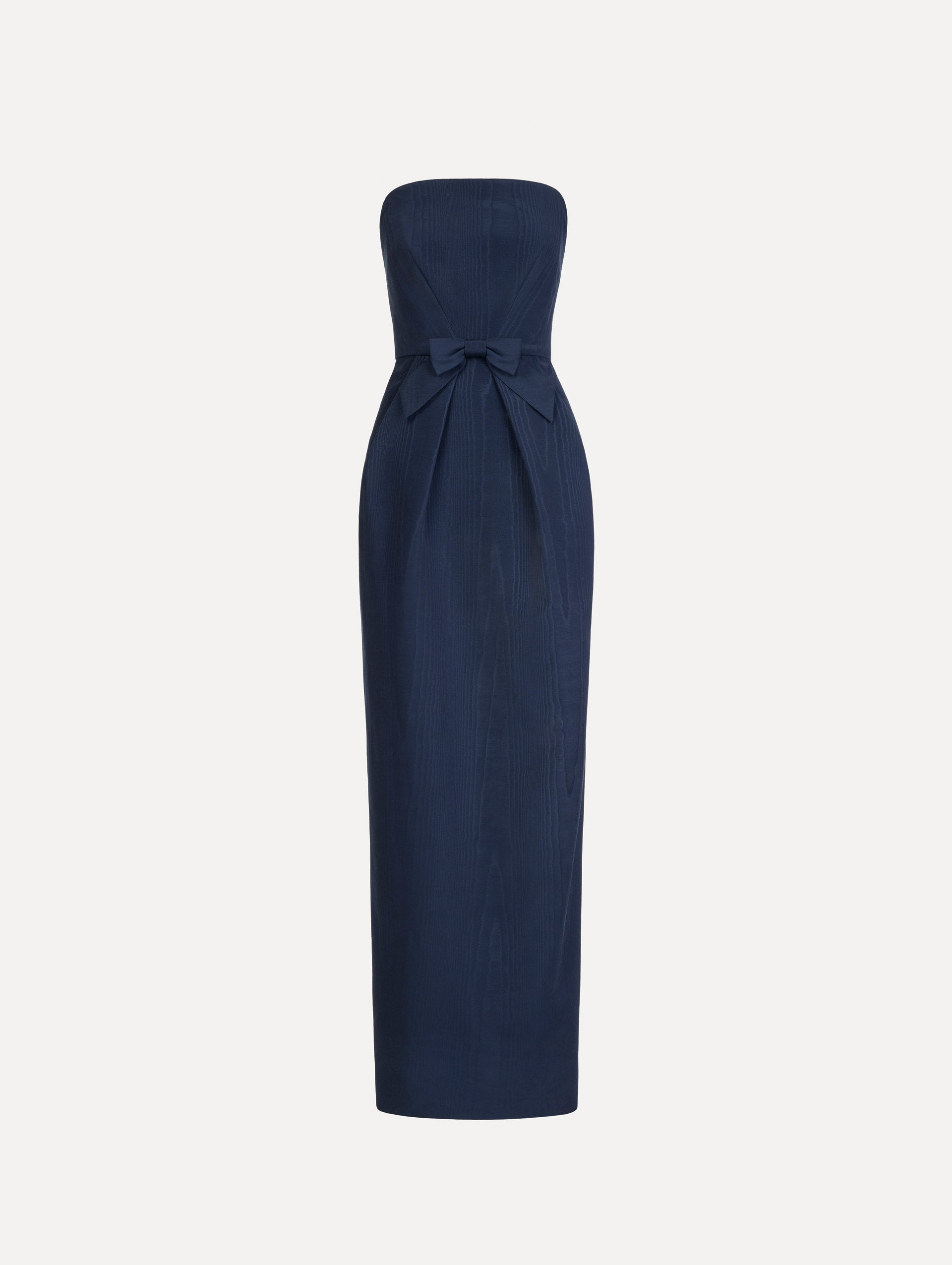 Oscar de la Renta Bow-Detailed Column Gown
