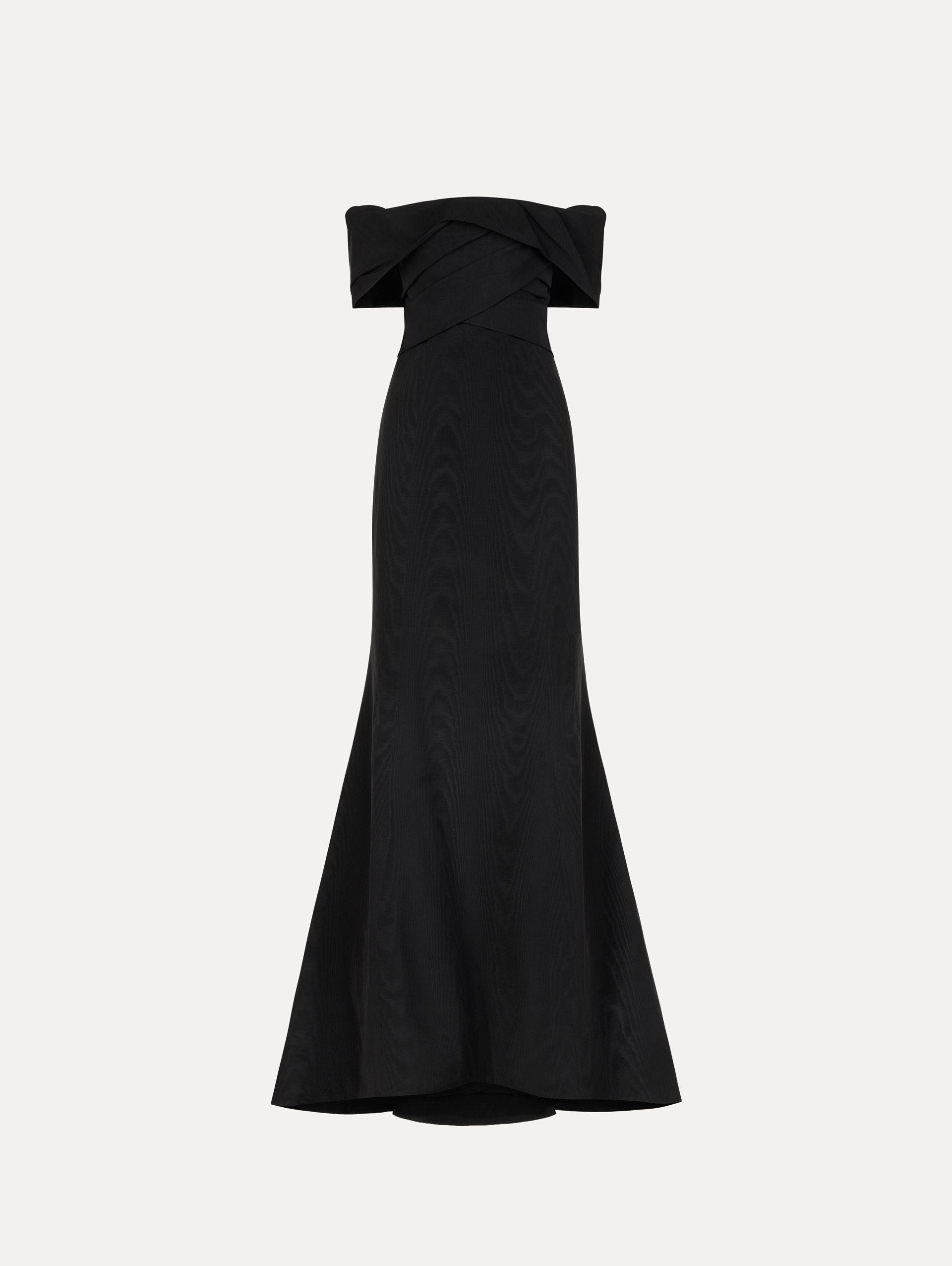 Oscar de la Renta Drape-Detailed Trumpet Gown