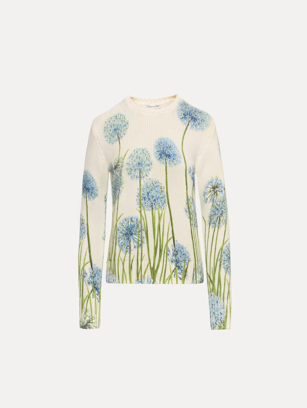 Oscar de la Renta Allium Printed Pullover